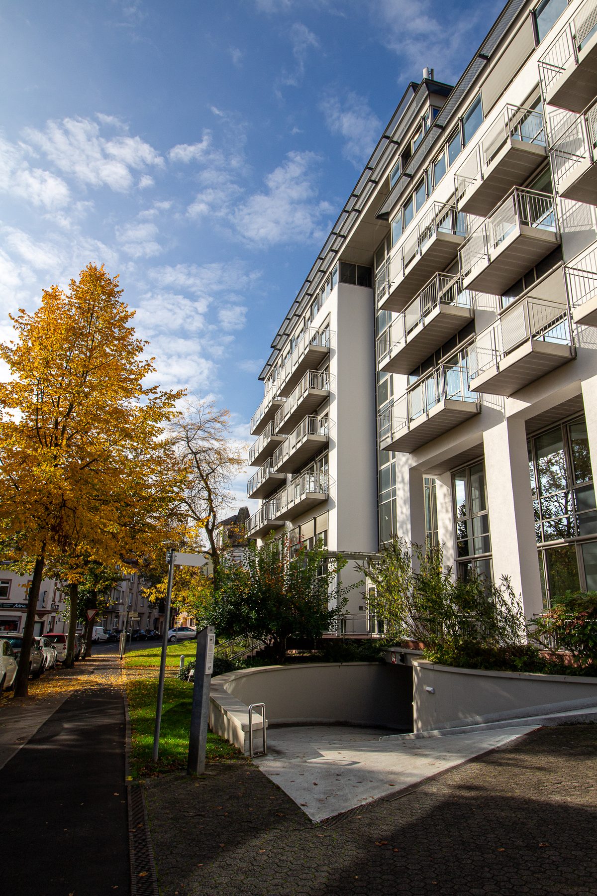 Außenansicht des Bildungshauses Bad Nauheim an der Parkstraße